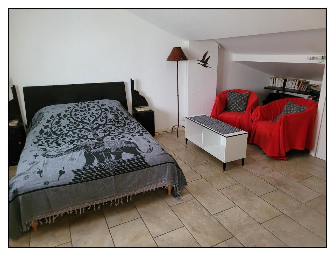Beziers Studio Terrasse Eksteriør bilde