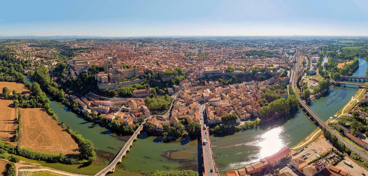 Beziers Studio Terrasse Eksteriør bilde
