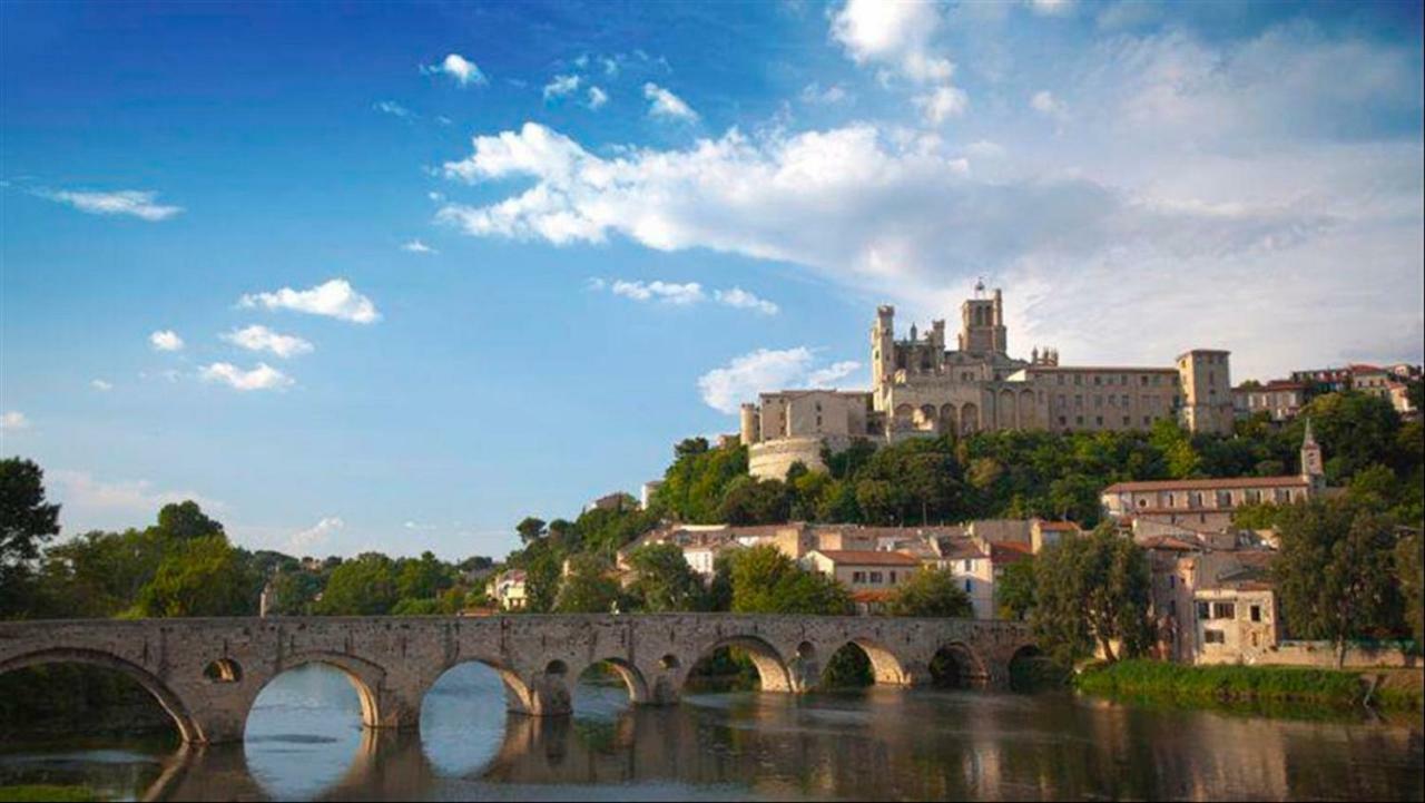 Beziers Studio Terrasse Eksteriør bilde