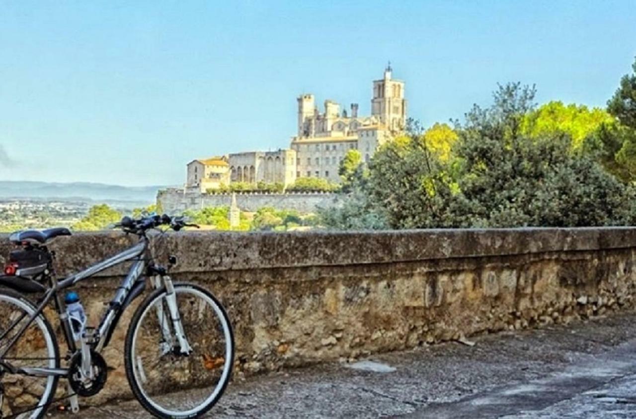 Beziers Studio Terrasse Eksteriør bilde