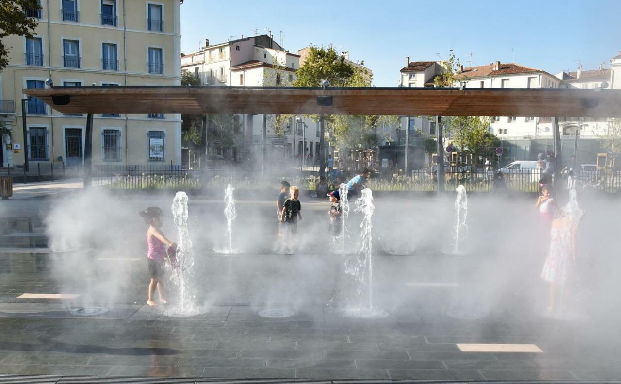 Beziers Studio Terrasse Eksteriør bilde
