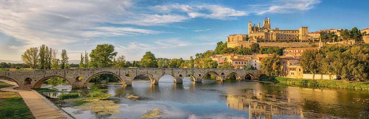 Beziers Studio Terrasse Eksteriør bilde